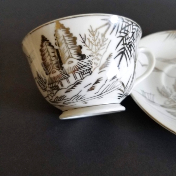 MEIYO Nippon Tea Cup Saucer and Plate Set - Picture 5 of 8